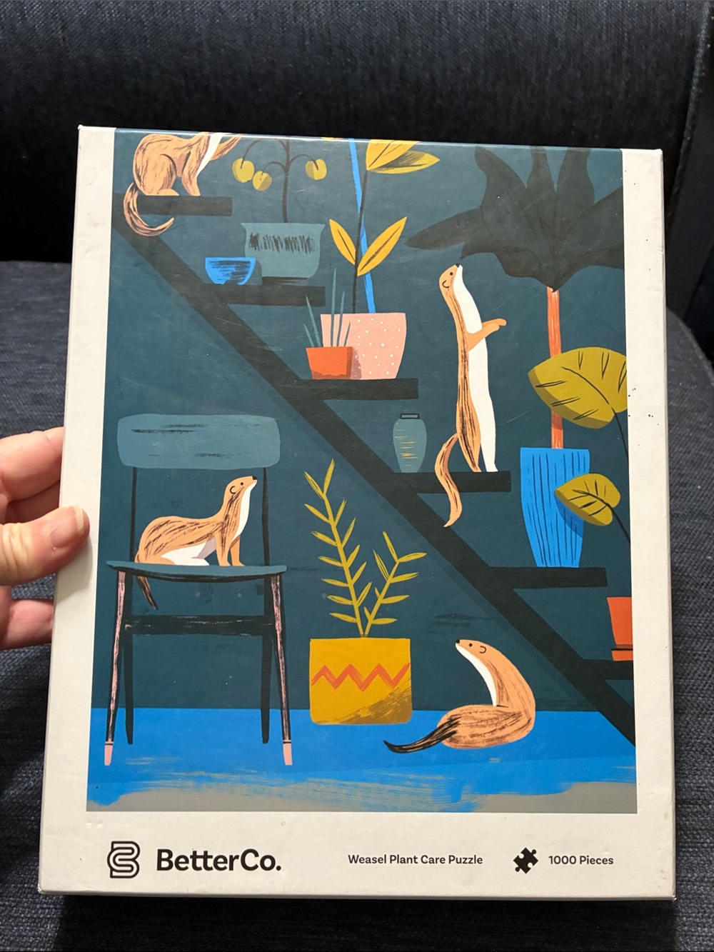 Blue Weasel Plant Care Puzzle - 1000 piece
